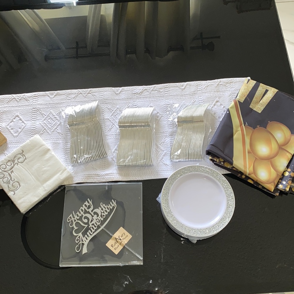 25th anniversary party set